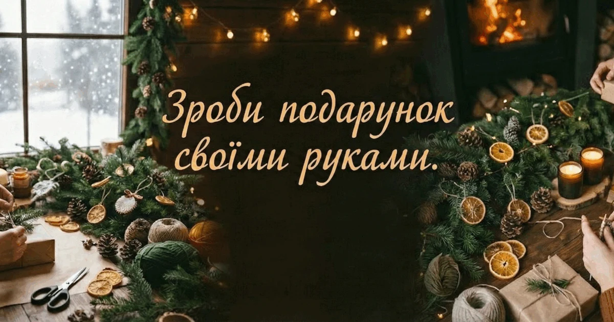 Прев’ю матеріалу «Банер Зроби подарунок своїми руками»