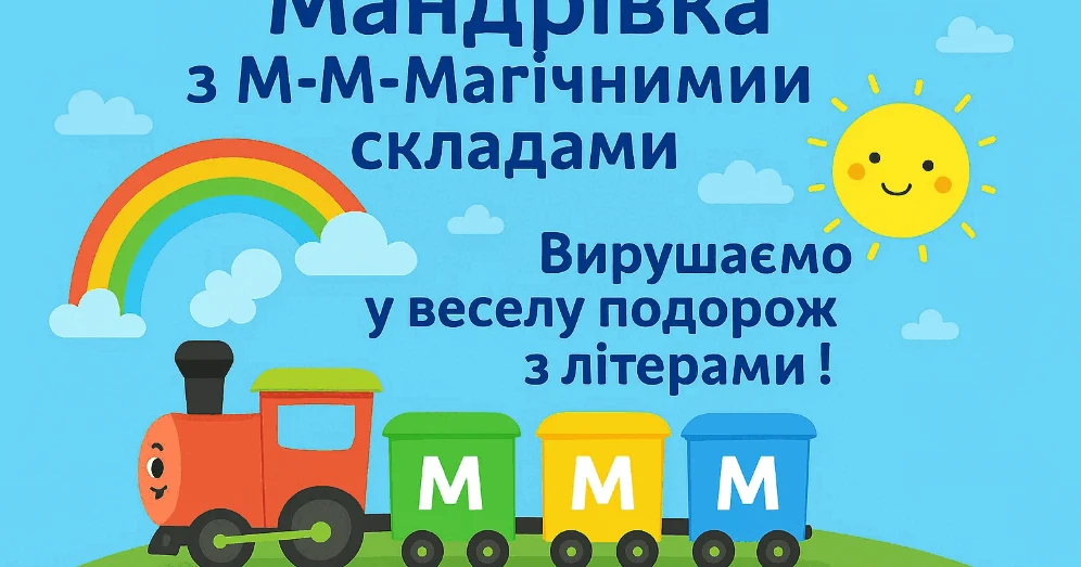 Прев’ю матеріалу «Буква "Ем": Перші склади"»