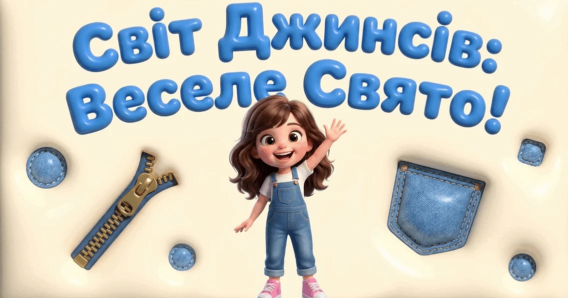 Прев’ю матеріалу «Інтерактивна виховна година (Ранкова зустріч): «Світ Джинсів: Веселе Свято!» 👖✨»