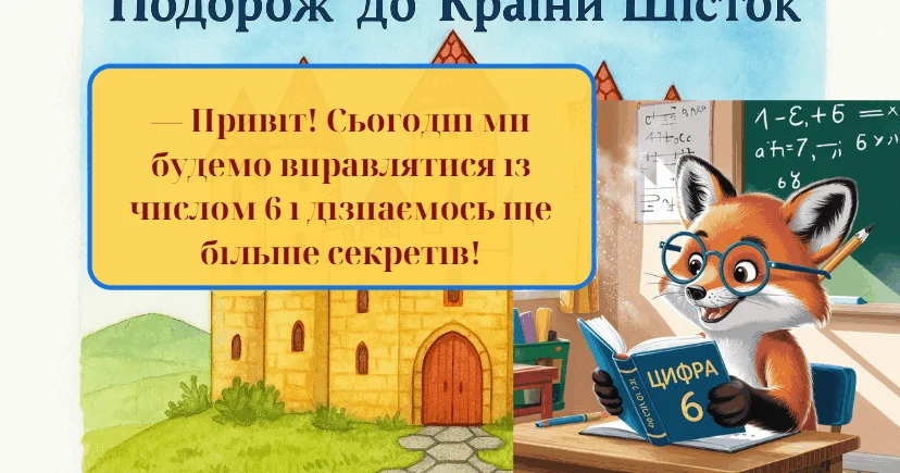 Прев’ю матеріалу «Росток 1 клас 2 частина 2 урок Число 6. Цифра 6. Склад числа 6. Додавання і віднімання в межах 6. Шестикутник.»