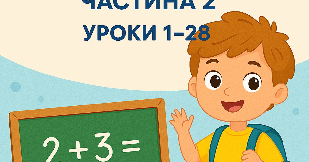 Прев’ю матеріалу «Росток 1 клас 2 частина уроки 1 - 28»