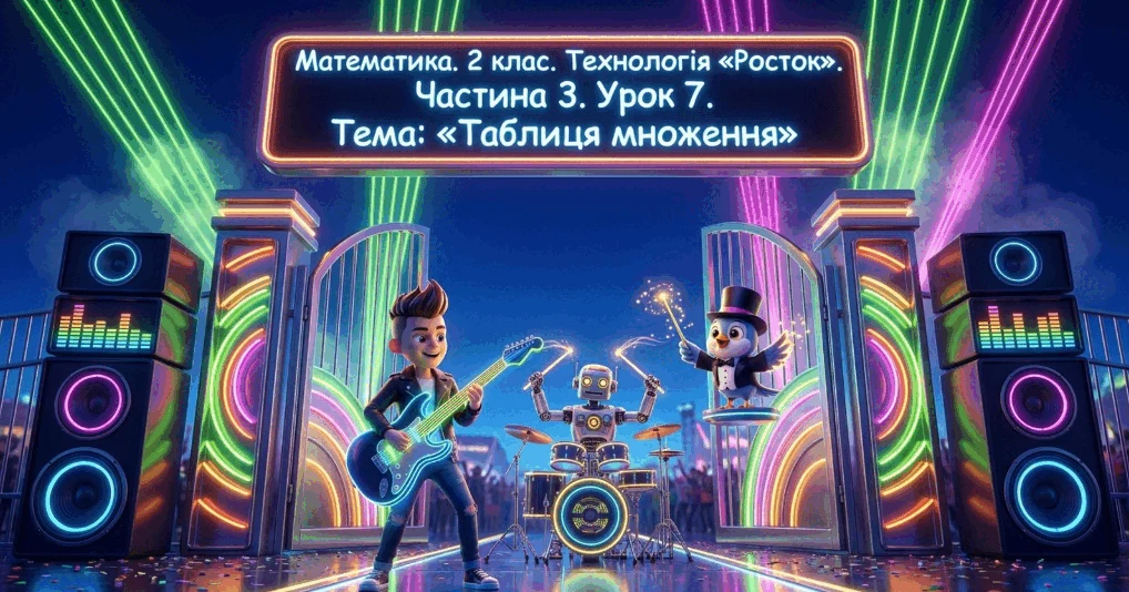 Прев’ю матеріалу «Урок 7. Частина 3. «Таблиця множення числа 9». Математика. 2 клас. Технологія «Росток»»