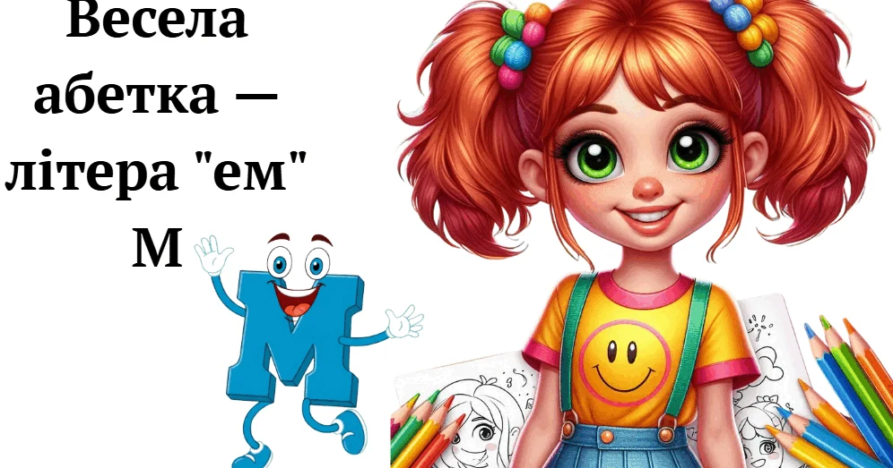 Прев’ю матеріалу «Весела абетка — літера "ем" М»